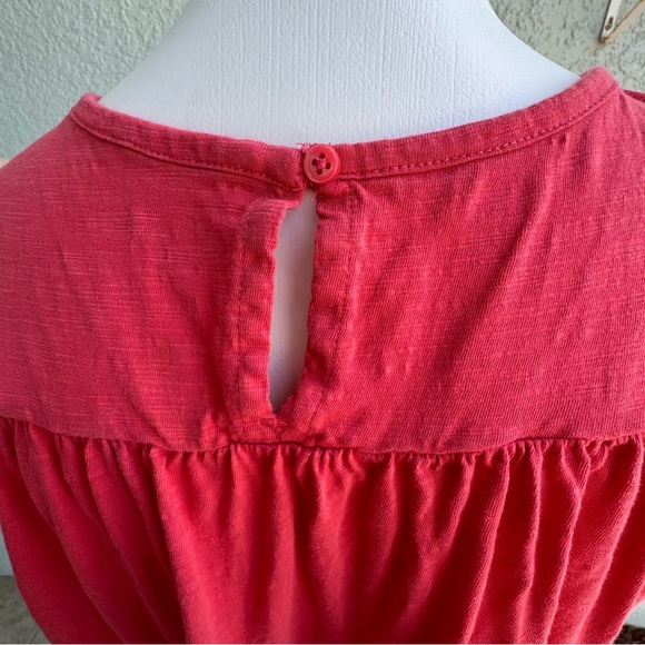 ST JOHN'S BAY 2X 100% COTTON pink sleeveless blouse feminine summer plus size - Picture 5 of 6